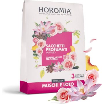 Saculeti Parfumati Multifunctionali cu Orez Muschi e Loto 3buc