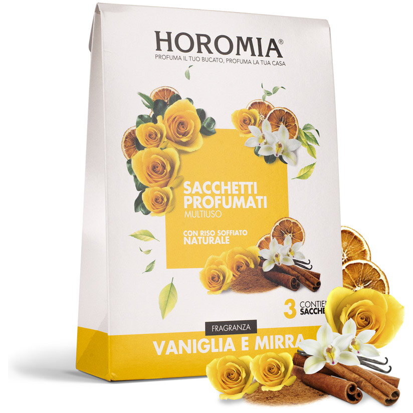 Saculeti Parfumati Multifunctionali cu Orez Vaniglia e Mirra 3buc