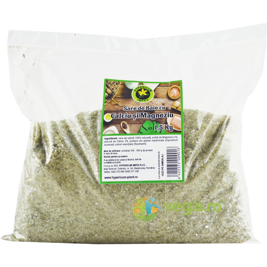 Sare de Baie cu Calciu si Magneziu 1.5kg