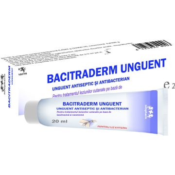 Bacitraderm Unguent Antiseptic si Antibacterian 20ml