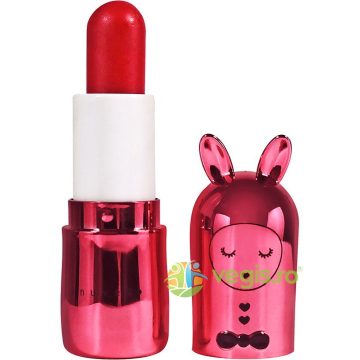 Balsam de Buze cu Sclipici pentru Copii cu Parfum de Mar, Pomme d'Amour - Red 3.5g