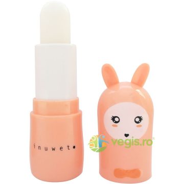 Balsam de Buze pentru Copii cu Parfum de Vanilie-Cocos Bunny Island - Coral 3.5g