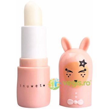 Balsam de Buze pentru Copii cu Parfum de Piersica Bunny Island 3.5g