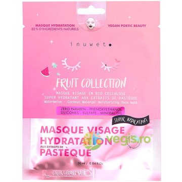 Masca de Hidratanta din Bioceluloza cu Extract de Pepene Verde Fruit Collection 30ml