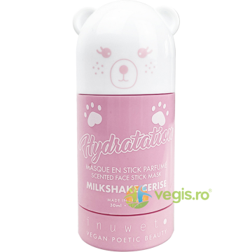 Masca Stick Hidratanta pentru Fata cu Argila Alba si Parfum Milkshake de Cirese 30ml