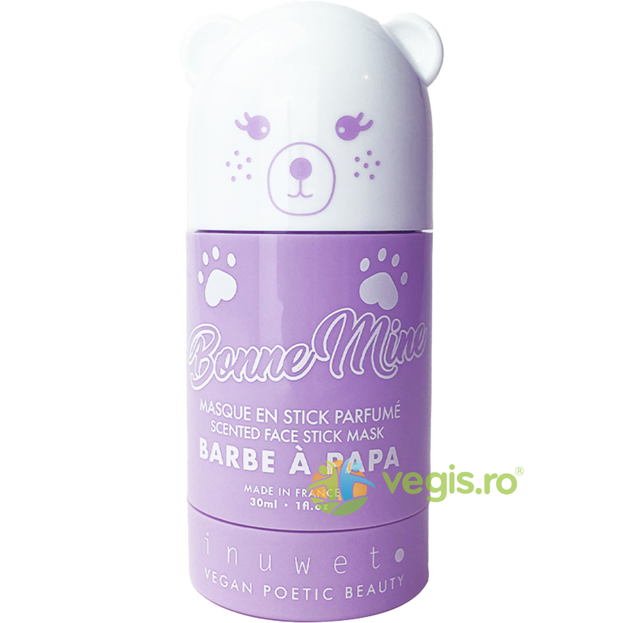Masca Stick Iluminatoare pentru Fata cu Argila Alba si Parfum de Vata de Zahar 30ml