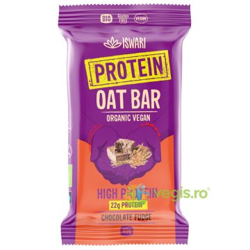 Baton Proteic din Ovaz si Bucati de Ciocolata Neagra fara Gluten Ecologic/Bio 40g
