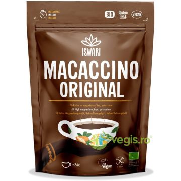 Bautura Instant Energizanta Macaccino Original Reishi fara Gluten Ecologica/Bio 250g