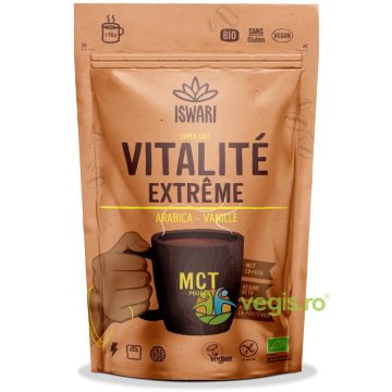 Cafea Arabica cu MCT si Vanilie fara Gluten Extreme Vitality Ecologica/Bio 200g