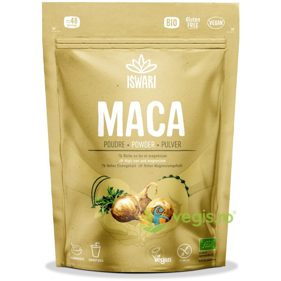 Maca Pulbere fara Gluten Ecologica/Bio 250g