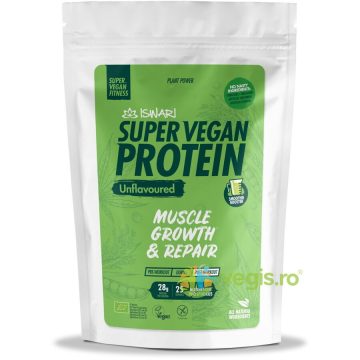 Proteina Super Vegan Potrivita dupa Efort fara Aroma Ecologica/Bio 875g
