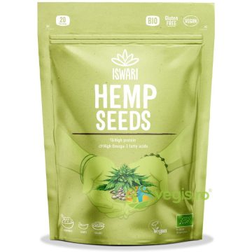 Seminte de Canepa Decorticate fara Gluten Ecologice/Bio 250g