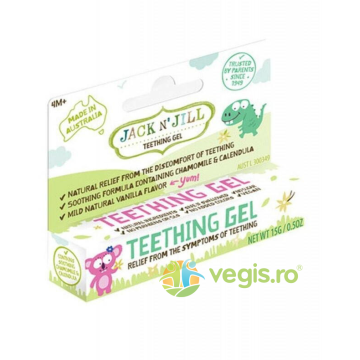 Gel Calmant Natural pentru Eruptii Dentare Bebelusi 15g