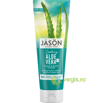 Crema Hidratanta pentru Maini si Corp cu 84% Aloe Vera 227g
