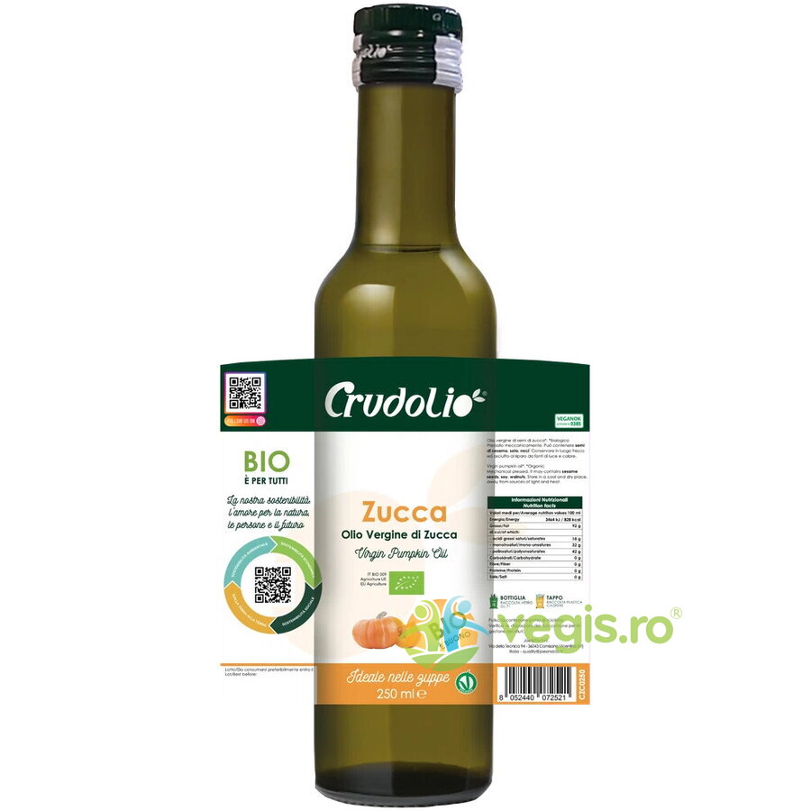 Ulei din Seminte de Dovleac Crudolio Ecologic/Bio 250ml