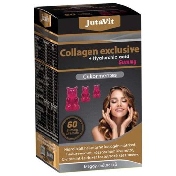 Collagen Exclusive fara Zahar 60 vitamine gumate