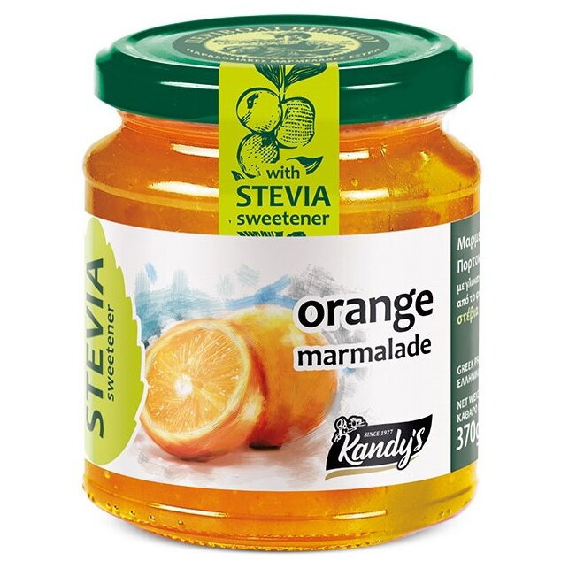 Gem de Portocale cu Stevie fara Zahar Adaugat 370g