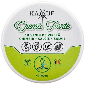 Crema Forte cu Venin de Vipera, Ghimbir, Salcie, Salvie 100ml