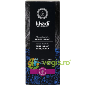 Vopsea de Par Naturala Henna Negru Indigo 100g