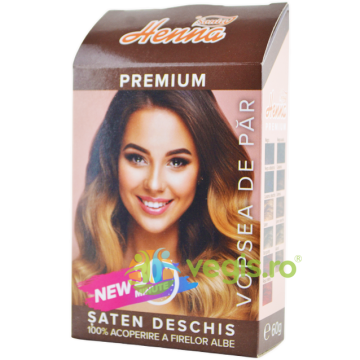 Vopsea de Par Henna Sonia Premium Saten Deschis 60g