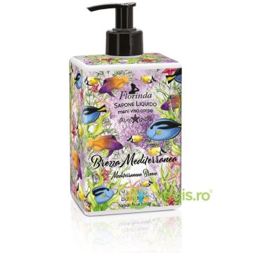 Sapun Lichid pentru Maini, Fata si Corp Mediteranean Breeze Profumi de Mare Florinda 500ml