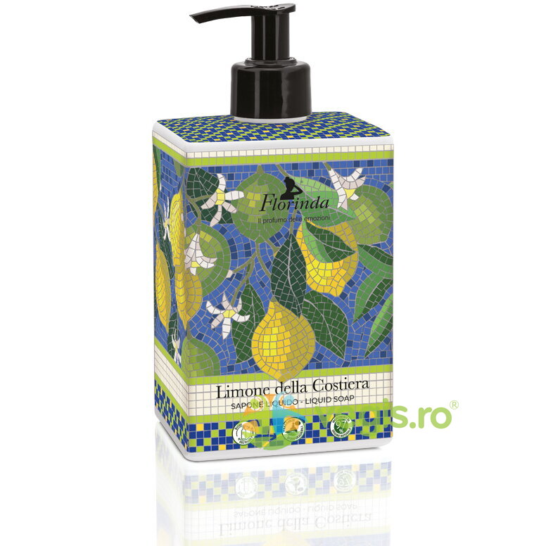 Sapun Lichid cu Parfum de Lamaie si Flori de Citrice Florinda 500ml