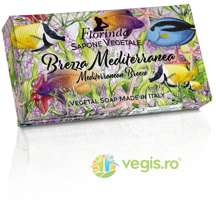 Sapun Vegetal pentru Maini si Corp Mediteranean Breeze Profumi di Mare Florinda 100g
