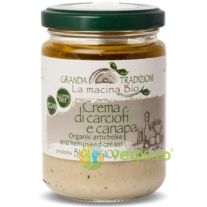 Crema din Anghinare si Canepa Ecologica/Bio 130g