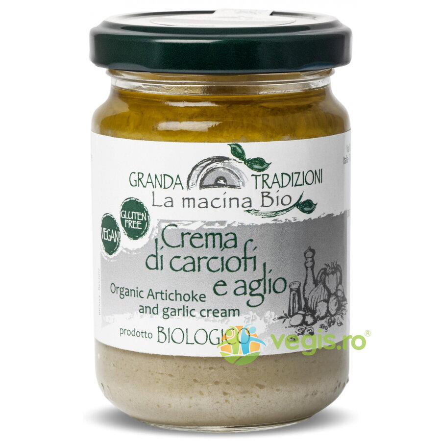 Crema din Anghinare si Usturoi fara Gluten Ecologica/Bio 130g