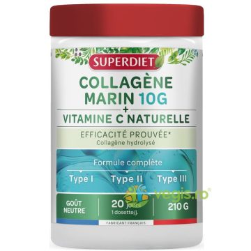 Pudra de Colagen Marin - Formula Completa + Vitamina C 210g