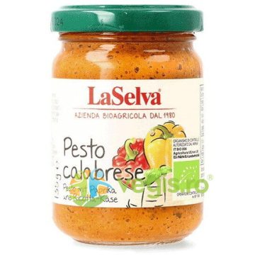 Pesto Calabrese din Ardei Dulce Ecologic/Bio 135g