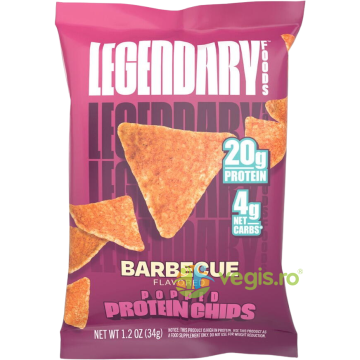 Chips-uri Proteice cu Aroma de Barbeque 34g
