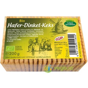 Biscuiti din Ovaz Ecologici/Bio 200g