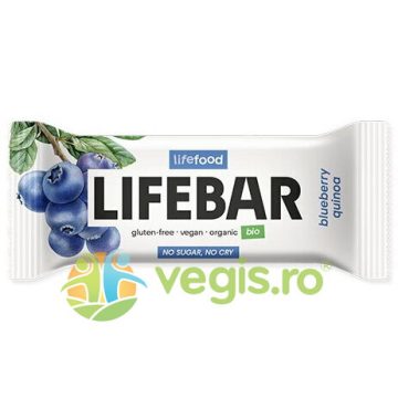 Baton cu Afine si Quinoa fara Zahar Adaugat Ecologic/Bio 40g