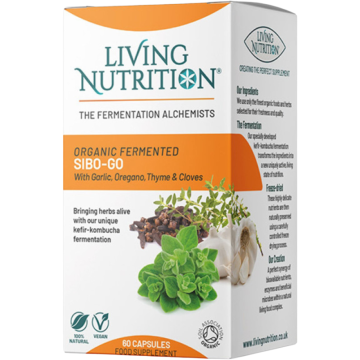 Fermented SIBO-GO 700mg cu Oregano, Usturoi si Cimbru 60cps