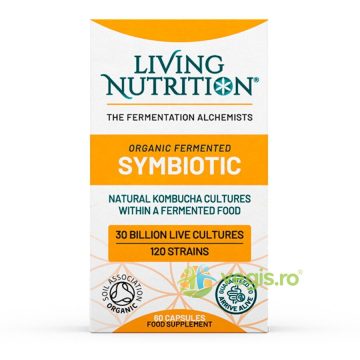 Complex de Prebiotice + Probiotice 30mld CFU Organic Fermented Symbiotic 60cps