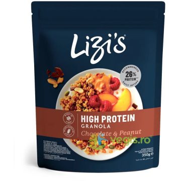 Granola Bogata in Proteine (High Protein) cu Ciocolata si Alune 350g
