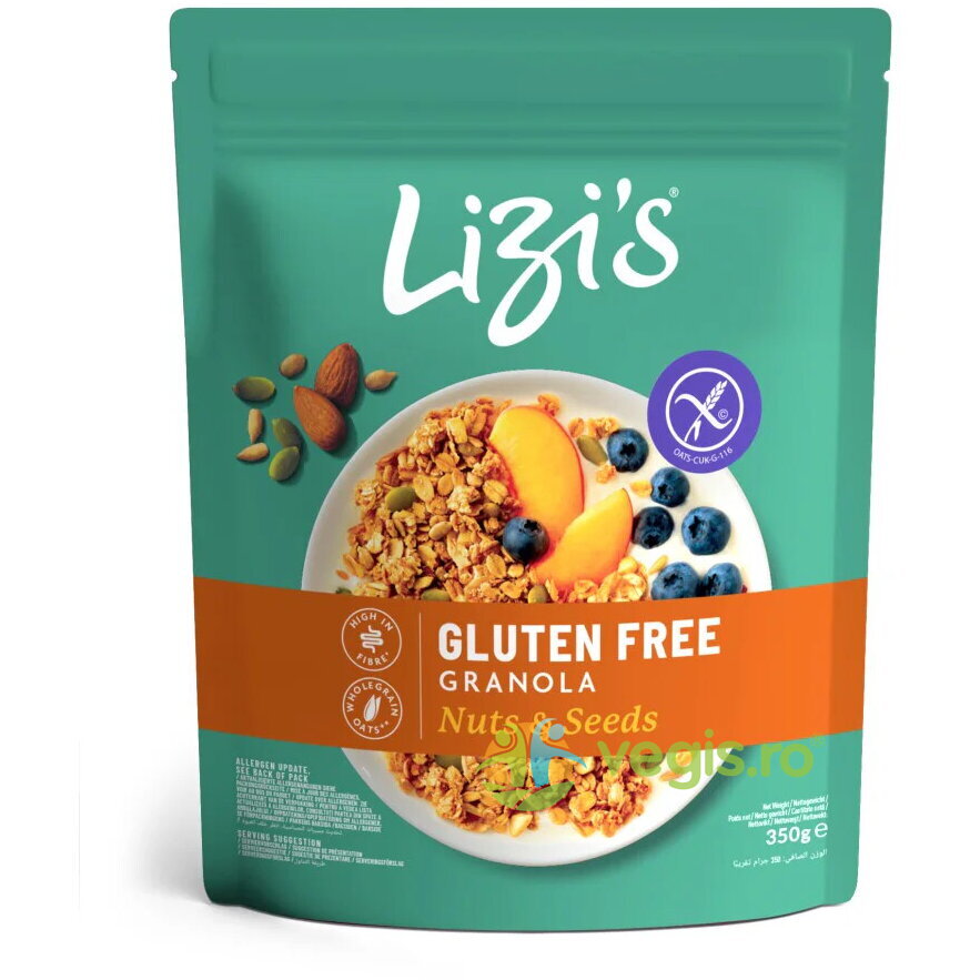 Granola cu Fulgi de Ovaz, Nuci si Seminte fara Gluten 350g