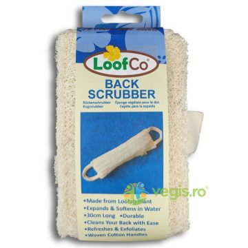 Burete Exfoliant pentru Spate cu Manere 30x10 cm