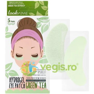 Plasturi de Hidrogel Hranitori si Hidratanti cu Ceai Verde 5 perechi