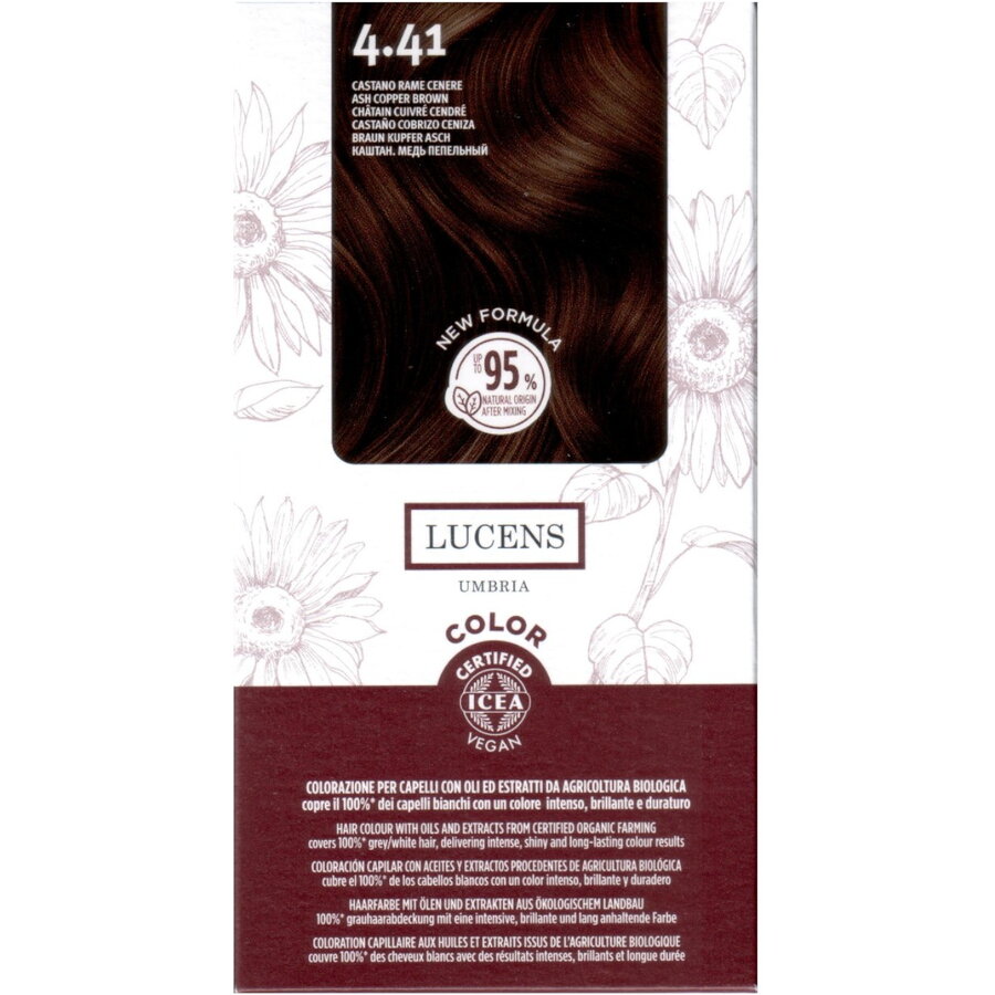 Vopsea de Par fara Amoniac Saten Aramiu Cenusiu 4.41 50ml