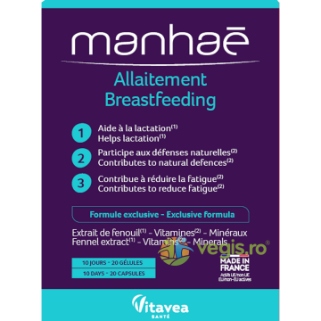 Allaitement (Alaptare) 20cps vegetale Vitavea,