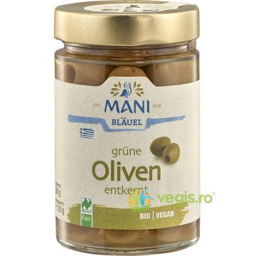 Masline Verzi fara Samburi in Saramura Ecologice/Bio 280g