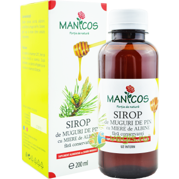 Sirop de Muguri de Pin cu Miere de Albine 200ml