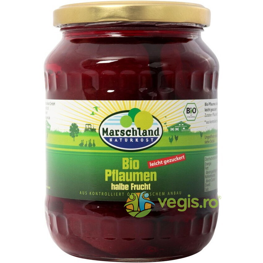 Compot de Prune Jumatati Ecologic/Bio 680g