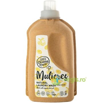 Detergent pentru Rufe cu 99% Ingrediente Naturale Fresh Citrus 1.5L