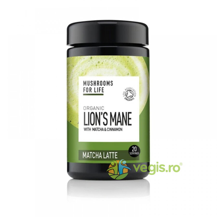 Lion's Mane 1000mg + Matcha Latte si Scortisoara 110g