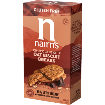 Biscuiti din Ovaz Integral cu Ciocolata fara Gluten 160g