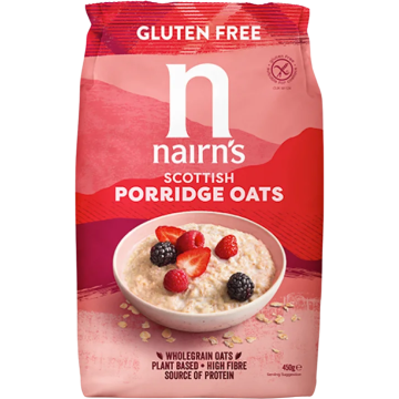 Fulgi de Ovaz Integral fara Gluten (Porridge) 450g