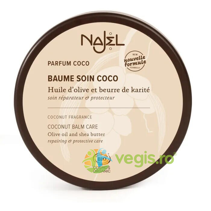 Balsam Reparator pentru Corp si Par cu Unt de Shea Baume Coco Bio 100g